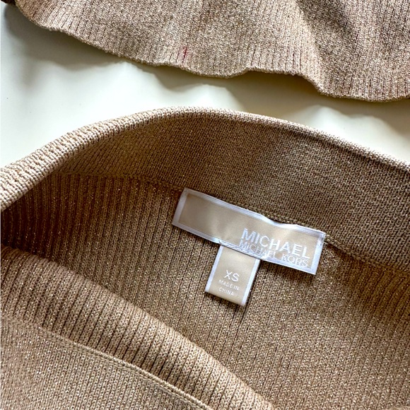 Michael Kors | Metallic Knit Skirt and Tank Top Set - Picture 6 of 7